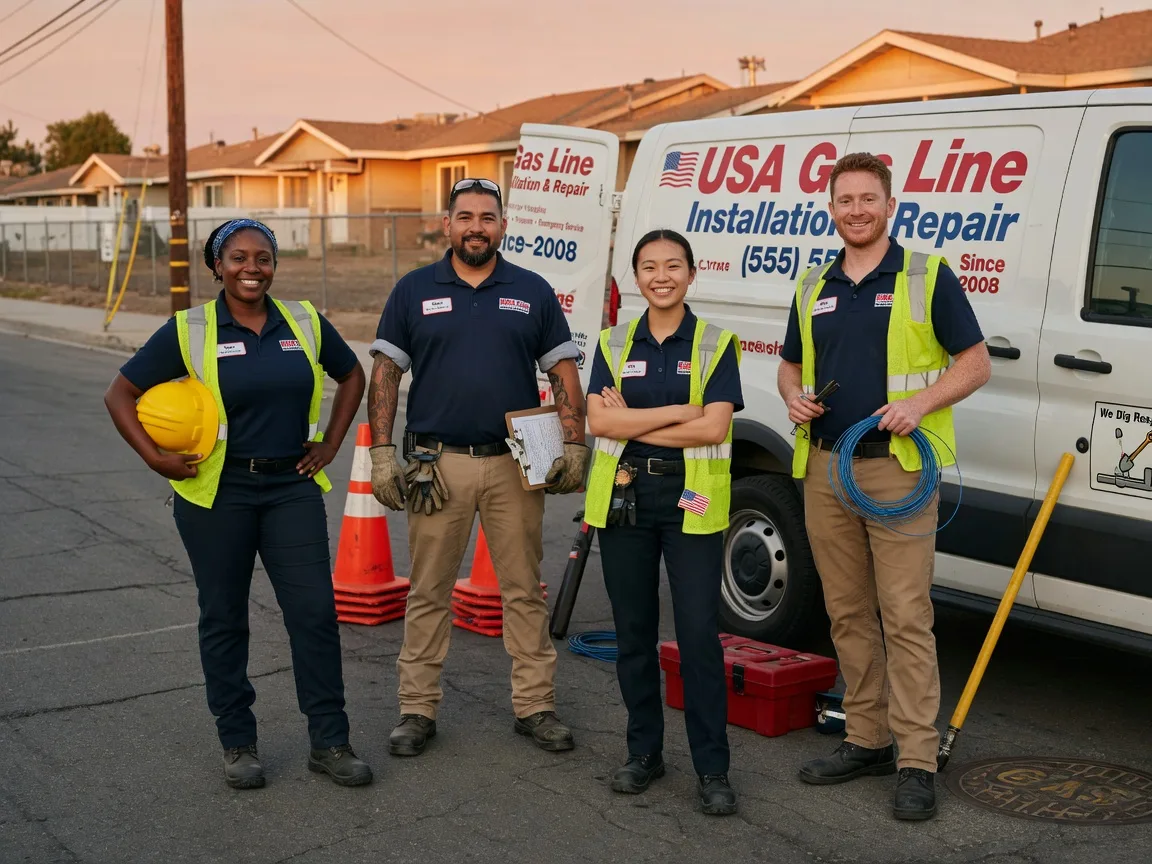 Gas Line Installation company in Golden, IL